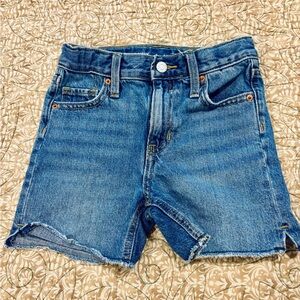 Old Navy Girls Mid-Blue Cutoff Denim Shorts